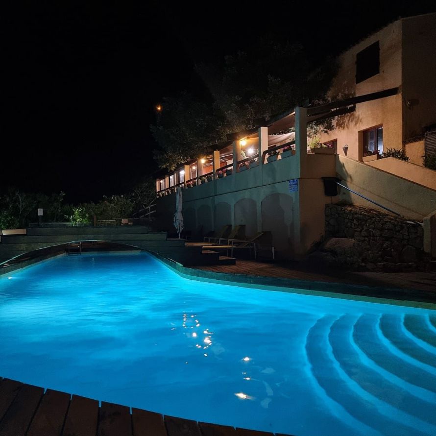Piscine de nuit